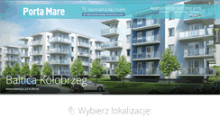 Desktop Screenshot of apartamenty.portamare.pl
