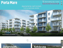 Tablet Screenshot of apartamenty.portamare.pl